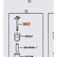 Болт підвіски TOYOTA 522170C120