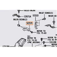 Кріплення заднього бампера TOYOTA 5253578010 Кріплення заднього бампера TOYOTA 5253578010