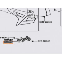 Кріплення переднього бампера TOYOTA 5256378010