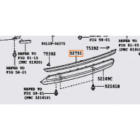 Молдинг передніх дверей TOYOTA 5275148020