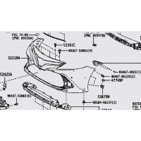 Решітка радіатора TOYOTA 5310233160 Решітка радіатора TOYOTA 5310233160