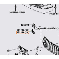 Заглушка бампера переднього TOYOTA 5312833020 Заглушка бампера переднього TOYOTA 5312833020