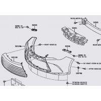 Кронштейн бампера TOYOTA 5720806011 Кронштейн бампера TOYOTA 5720806011