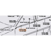 Молдинг передніх дверей TOYOTA 7571022280