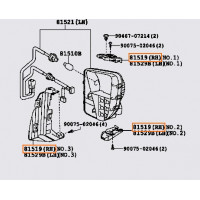 Кліпса кріпильна TOYOTA 8151947040