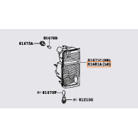 Ліхтар задній комбінований у зборі TOYOTA 8168160120 Ліхтар задній комбінований у зборі TOYOTA 8168160120