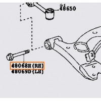 Болт важеля підвіски передньої TOYOTA 9011914082
