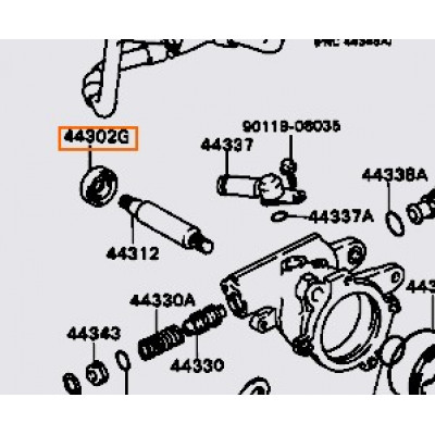 Сальник насоса гідропідсилювача TOYOTA 9031118007- купуйте за вигідною ціною в Києві, Україні - toyox.com.ua