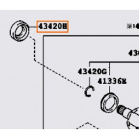 Сальник редуктора TOYOTA 9031135075