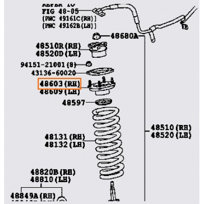 Подушка амортизатора Toyota 4860960080- купуйте за вигідною ціною в Києві, Україні - toyox.com.ua