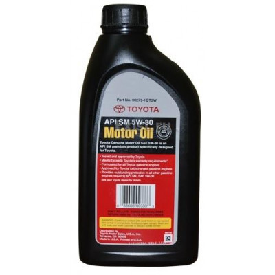 Олія моторна 5w-30, 0.946л Toyota 002791QT5W- купуйте за вигідною ціною в Києві, Україні - toyox.com.ua