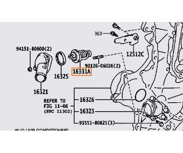 Термостат Toyota 9091603148- купуйте за вигідною ціною в Києві, Україні - toyox.com.ua