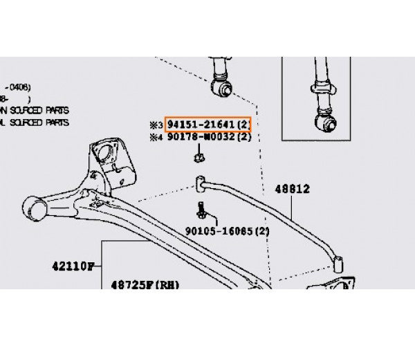 Гайка Toyota 9415121641- купуйте за вигідною ціною в Києві, Україні - toyox.com.ua