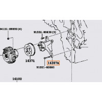 Кронштейн кріплення вентилятора охолодження двигуна Кронштейн кріплення вентилятора охолодження двигуна