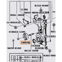 Ролик натягувача ременя Toyota