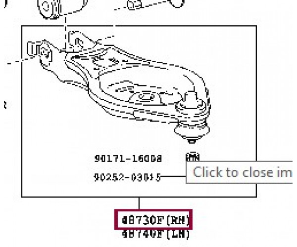 Тяга підвіски Toyota 4873009010- купуйте за вигідною ціною в Києві, Україні - toyox.com.ua